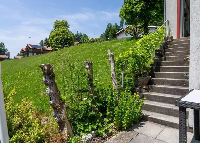 Balcony And Terrace With View And 15min To Interlaken Beatenberg